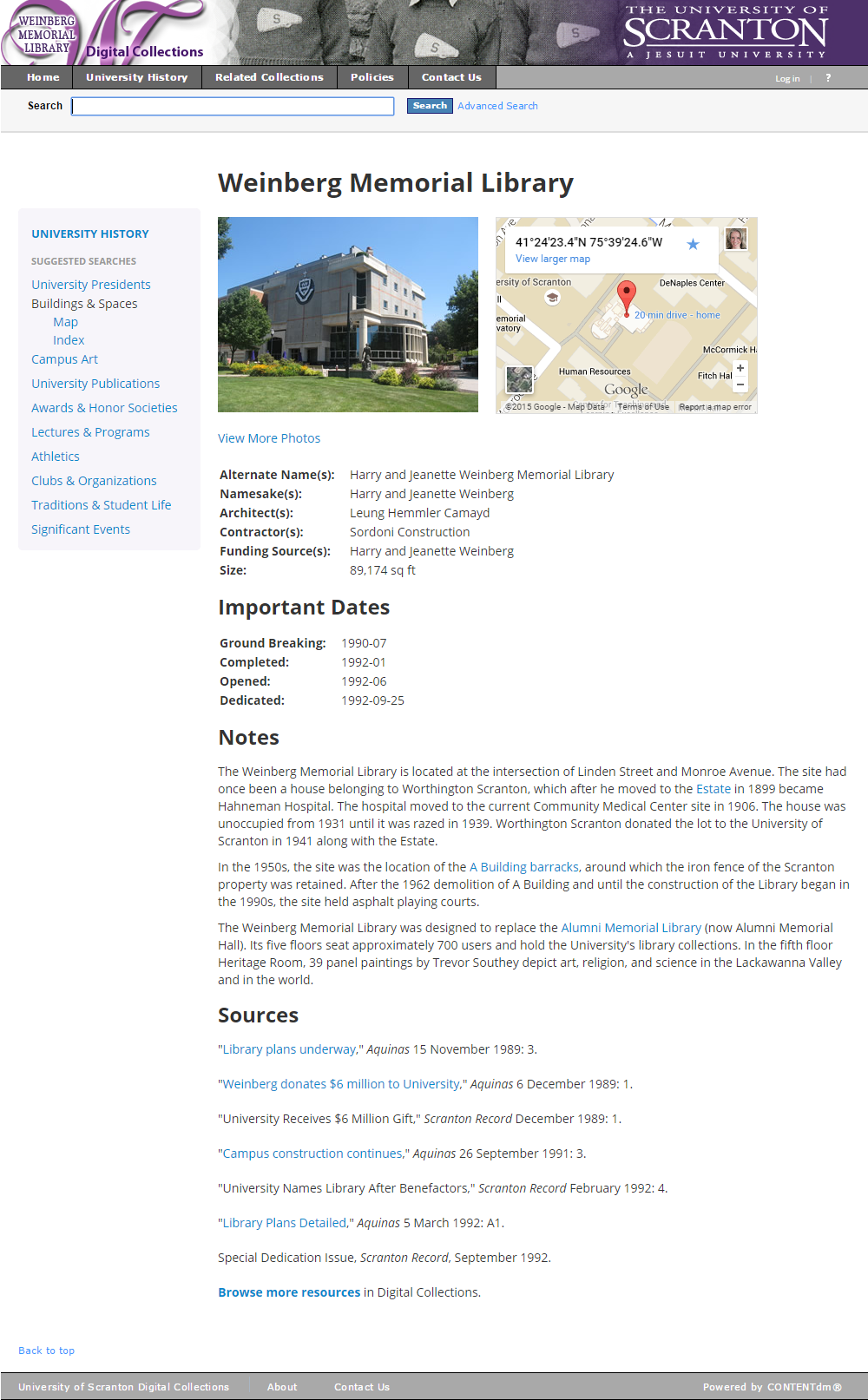 WML Building Page, 2015