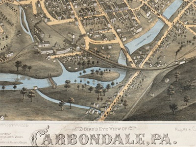 Carbondale, Pennsylvania: c1870s