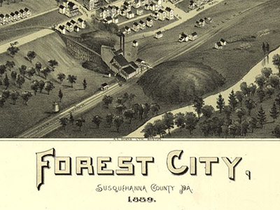 Forest City, Pennsylvania: 1889