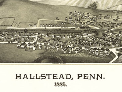 Hallstead, Pennsylvania: 1887