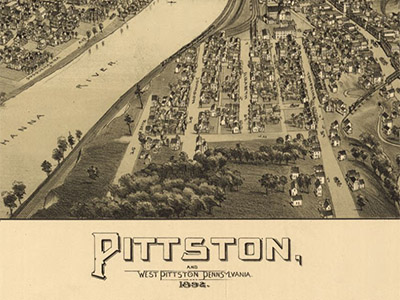 Pittston and West Pittston, Pennsylvania: 1892